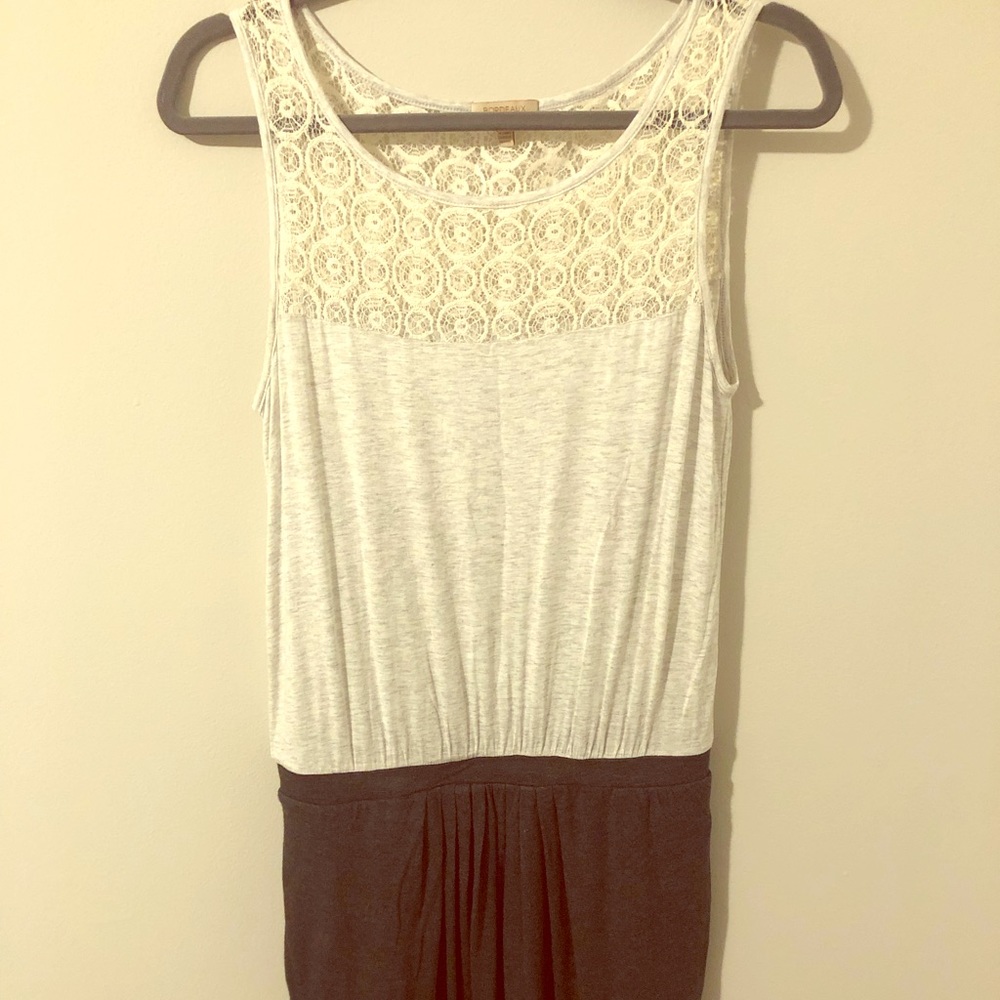 Anthropology Cotton knit dress